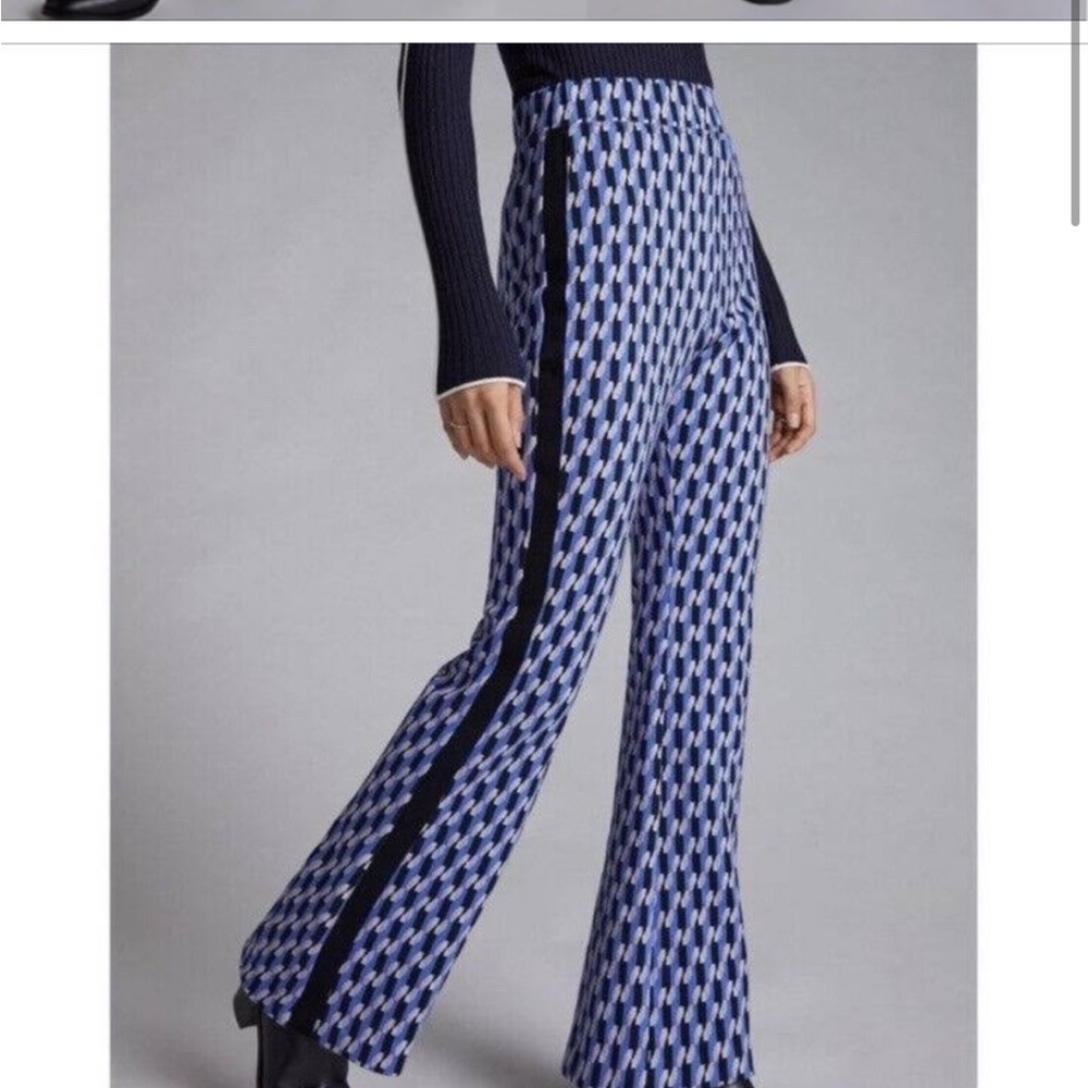 Anthropologie Maeve Ponte Flare trousers